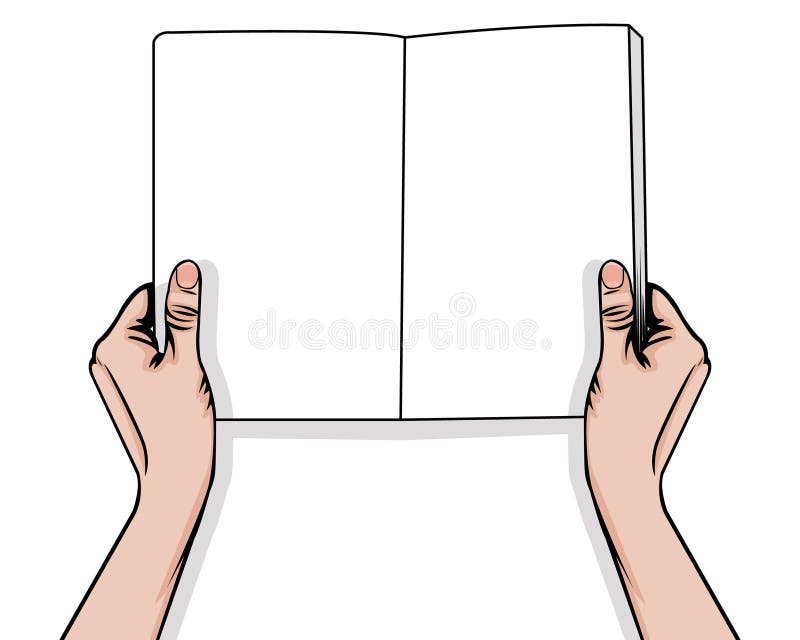 Open book hand draw Royalty Free Vector Image - VectorStock