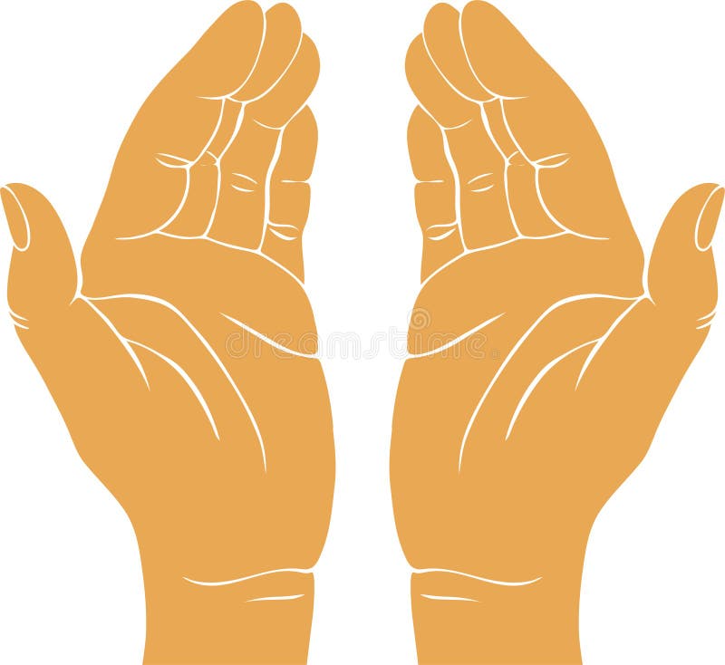 https://thumbs.dreamstime.com/b/two-hands-open-palms-hand-drawn-vector-illustration-guardian-safety-sign-67990964.jpg