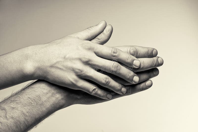 Two hands (attention and tenderness). Two hands (attention and tenderness)