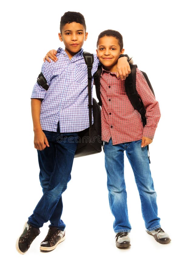 Happy two brothers stock photo Happy two brothers stock photo