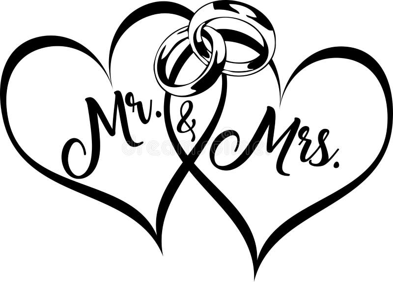 Couple diamond engagement ring vector symbol. | CanStock