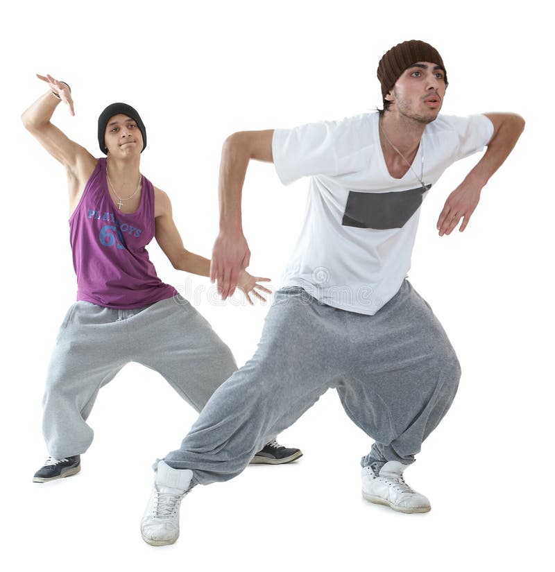 Two hip hop dancers stock photo. Image of showing, music - 11016882