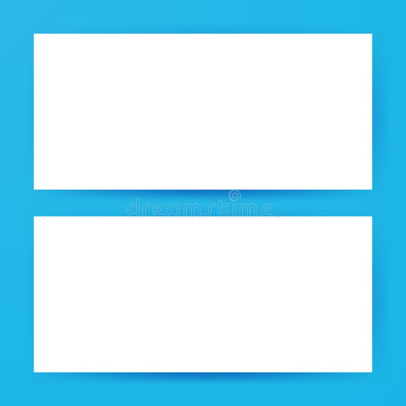 Two Horizontal Blank Banners Mockup Stock Vector Illustration of label, contact 78617554