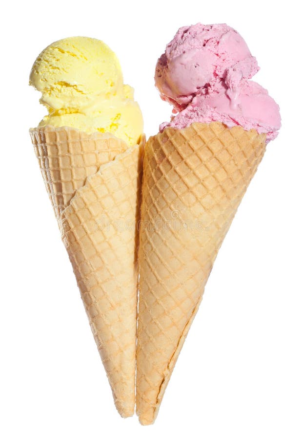 Two ice cream