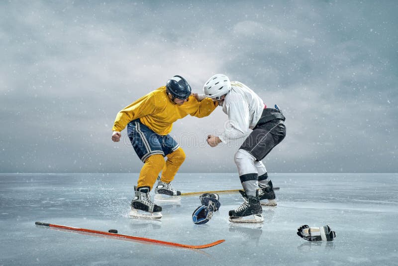 Ice hockey players stock photo. Image of iceskating, hockey 37363288