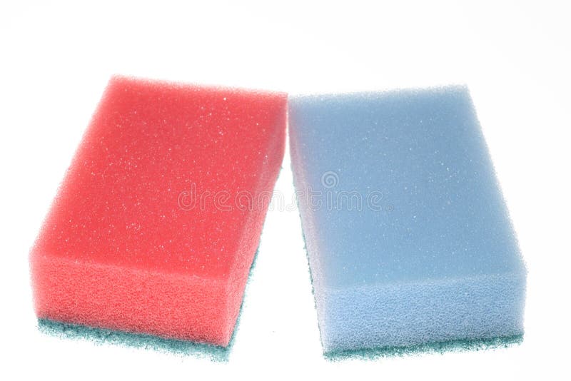 Two isolated sponges stock image. Image of flexibility 3625041