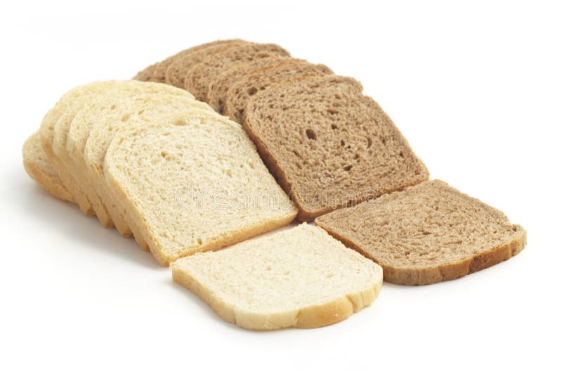 Two kind of toast bread