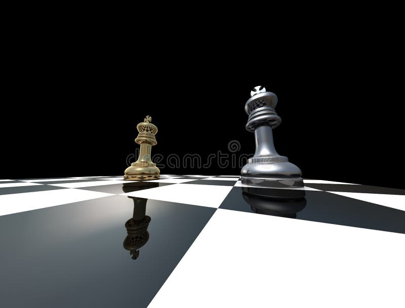 3D Chess Pieces that are Clearly Visible Stock Photo - Image of players,  visible: 236515718