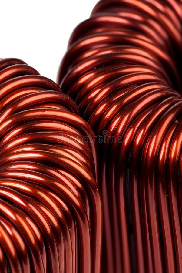 Two Large Industrial Toroidal Choke Coils Stock Photo Image of