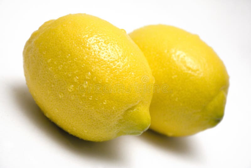 Two Lemons w/ Waterdrops