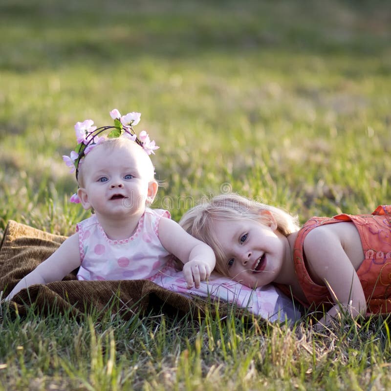 Two little girls