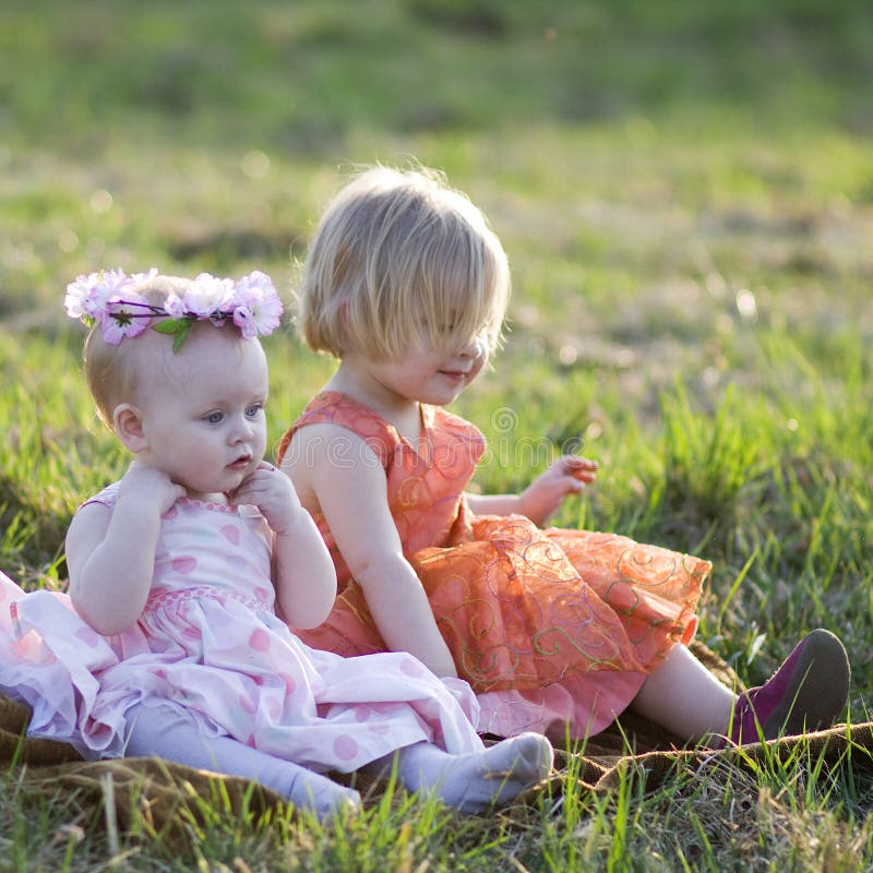 Two little girls