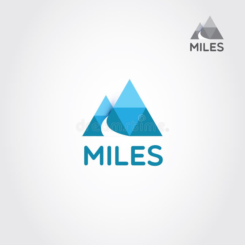 Two Mountain With Road And Letter M Logo Sign Symbol Icon vector illustration Two Mountain With Road And Letter M Logo Sign Symbol Icon vector illustration
