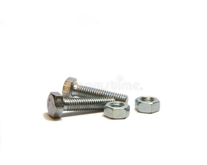 Two nead bolt and two screw-nut