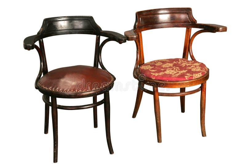Vintage chairs isolated stock image. Image of chairs 35171967