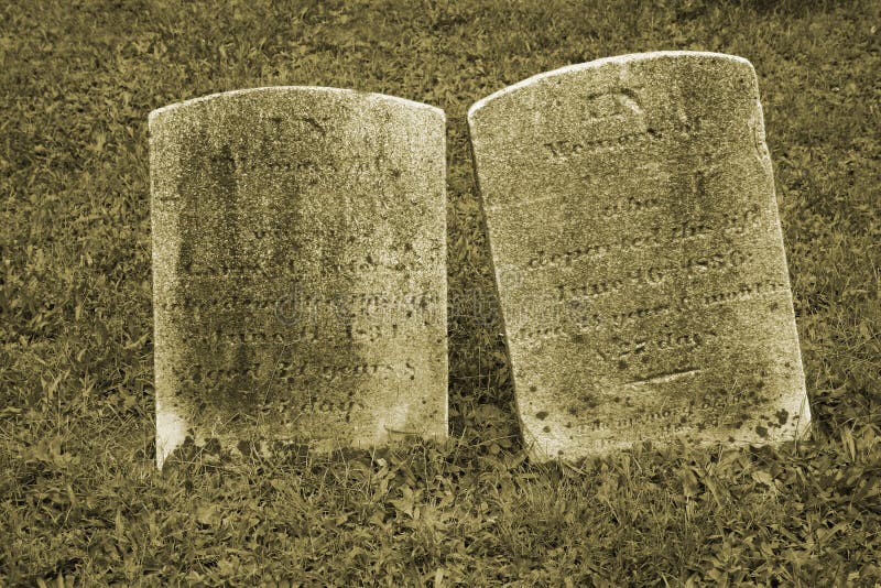 Two Old Gravestone