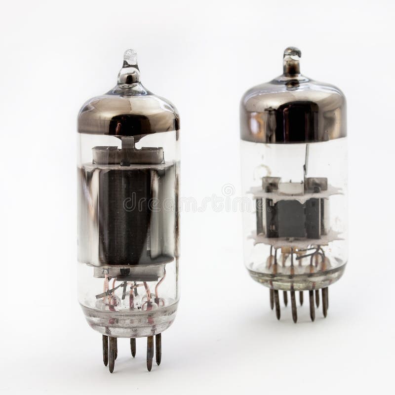 Old vacuum tubes 3 stock photo. Image of technology 26226368
