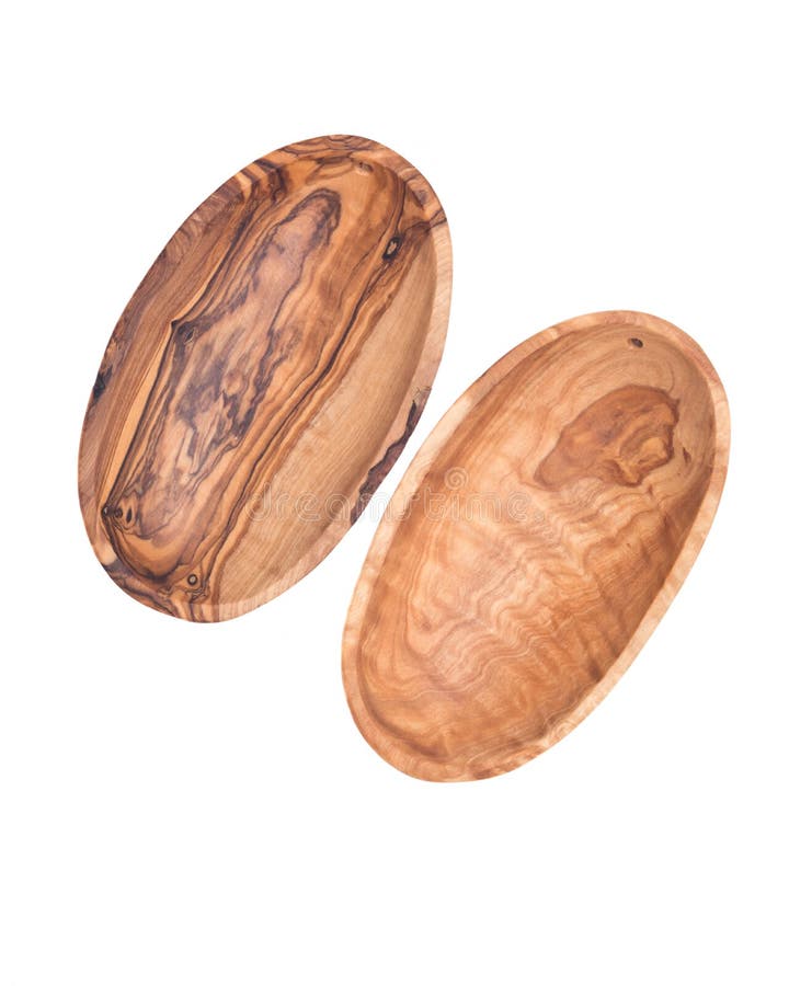 Two olive wood small bowl stock photo. Image of culture 92827870