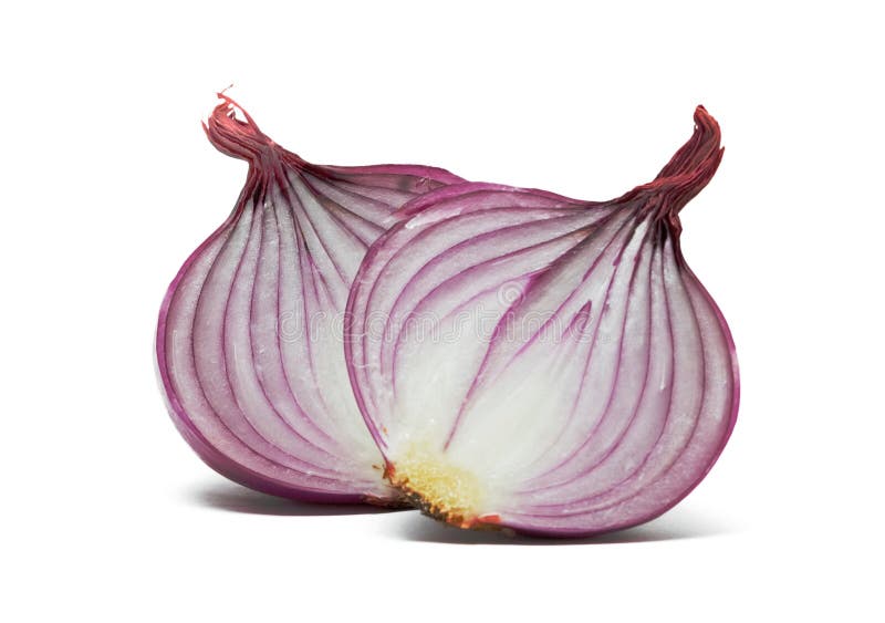 Two onion halves stock photo. Image of onion, bulb, cross 9929954