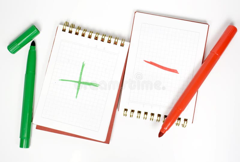 Two opposite notebook