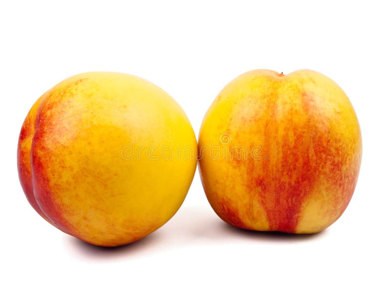 Two peaches stock photo. Image of space, healthy, snack 10576102
