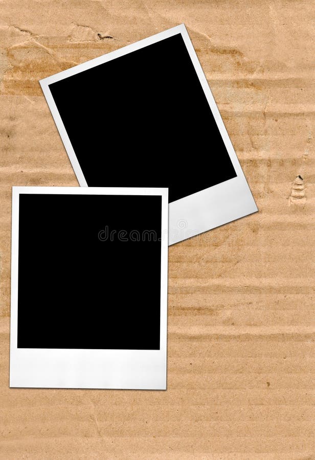 Two photo frames stock image. Image of wrap, texture 12744887