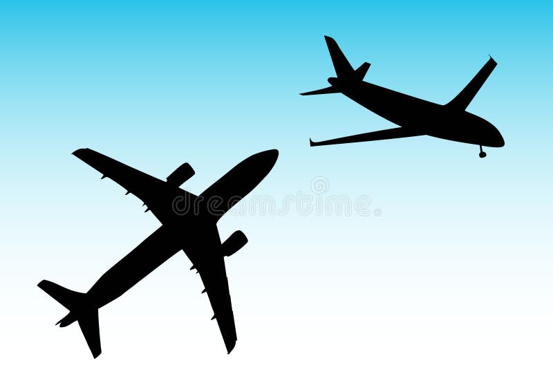 PLANE stock vector. Illustration of vacation, traffic - 8109300