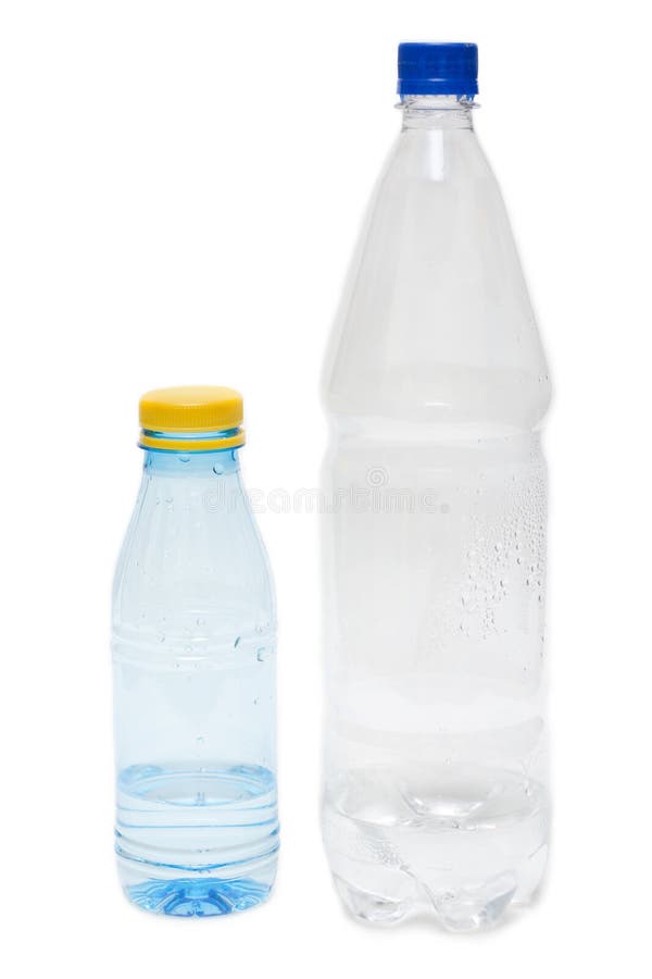 Two Plastic Bottles with Water Stock Photo Image of path, light 12018554