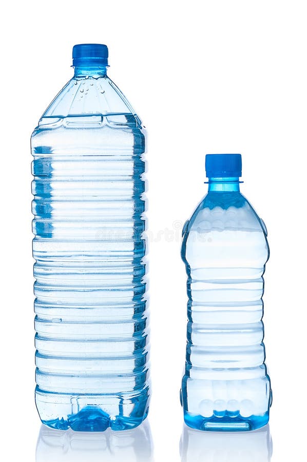 Plastic bottles of water stock image. Image of backdrop 9676007