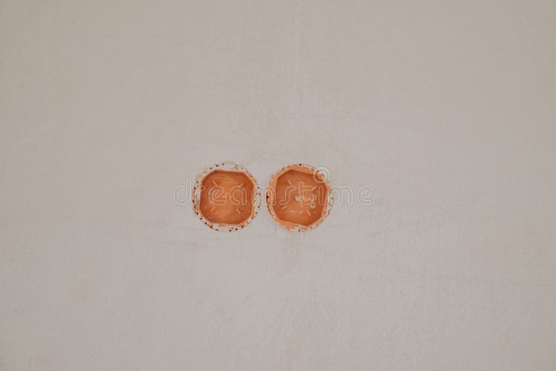 Two Plastic Electrical Boxes In A Wall Stock Image Image Of two-plastic-electrical-boxes-in-a-wall-stock-image-image-of