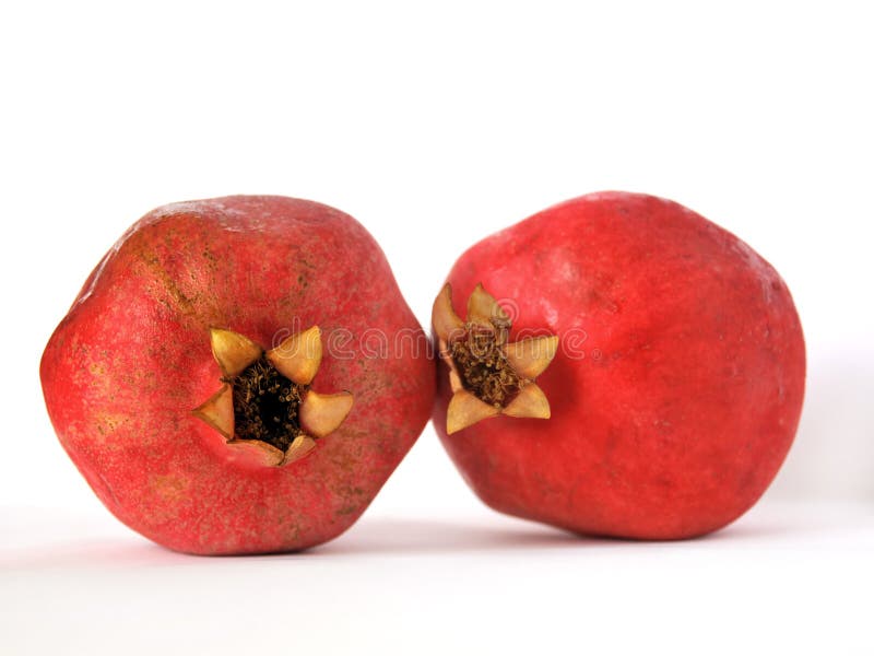 Two pomegranates