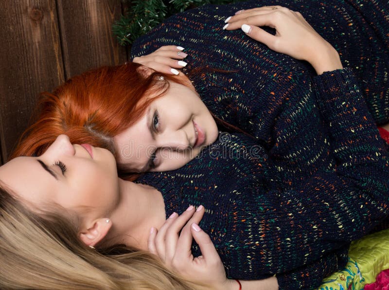 Redhead Lesbian Kiss