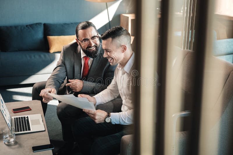 Prosperous Business Team Celebrating a Success Stock Image Image of