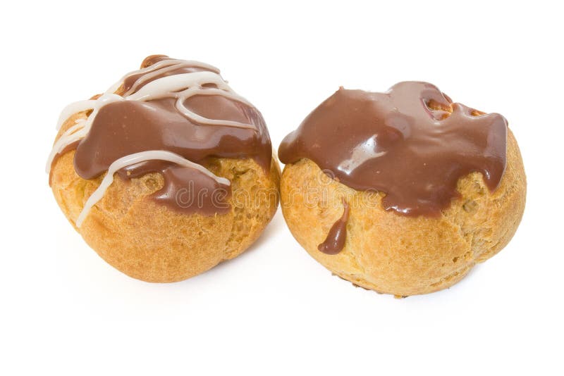 Two puff pastry royalty free stock images