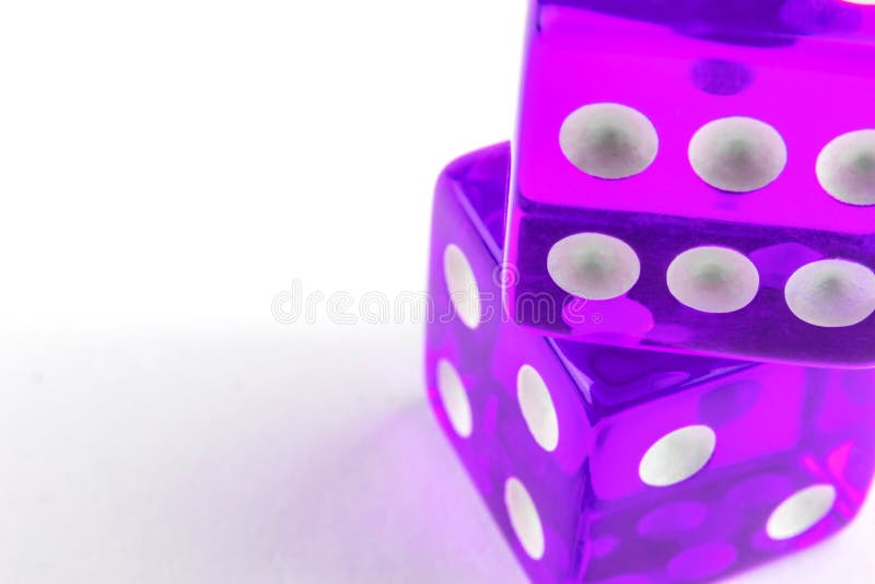 Blank Dice Isolated On White Background Stock Photo, Picture and