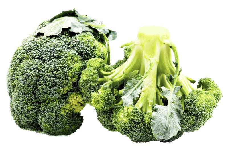 Broccoli Spear With Nutrition Label Stock Image Image of
