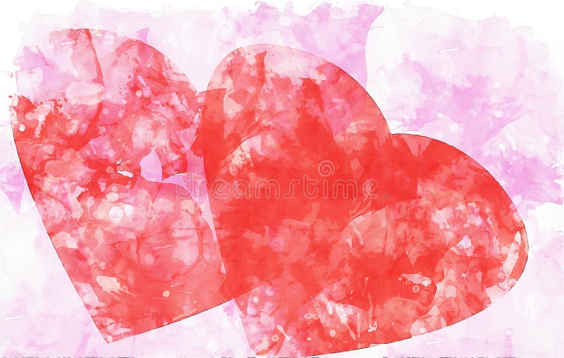 Two Hearts Watercolor - Hãy ngắm nhìn một hình ảnh tuyệt đẹp về tranh nước hai trái tim, một hình ảnh đầy lãng mạn và ý nghĩa. Hình ảnh sẽ đem lại cho bạn nhiều cảm hứng và niềm yêu thương đáng kinh ngạc.