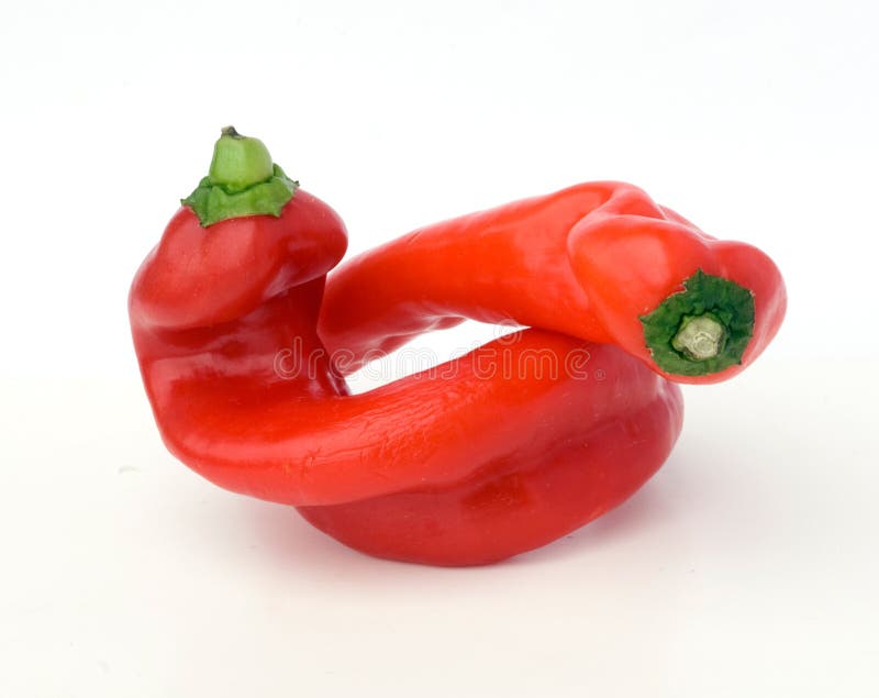 Two red pepper