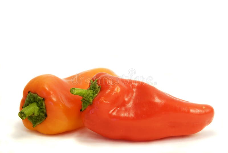 Two red peppers