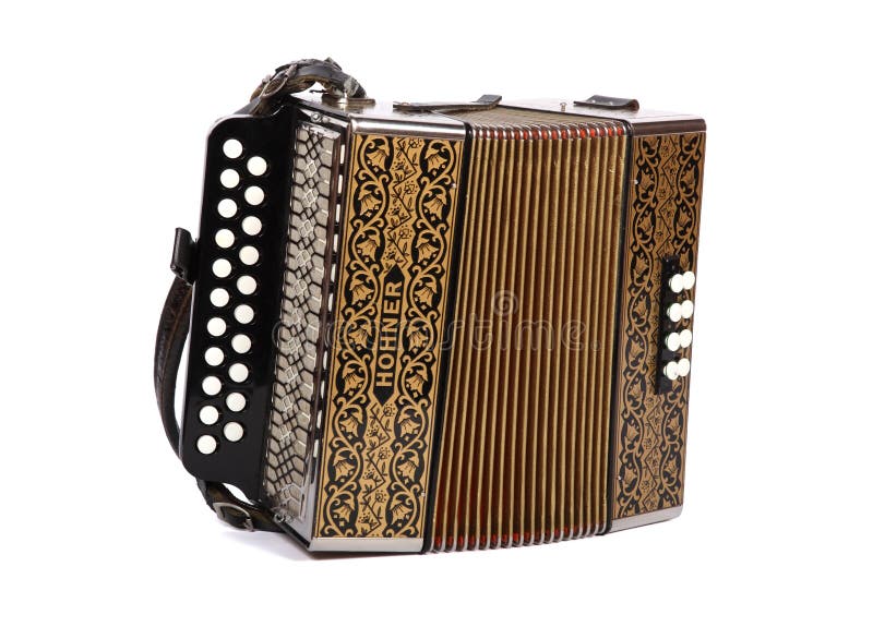 Button accordion player stock image. Image of musician 15378427
