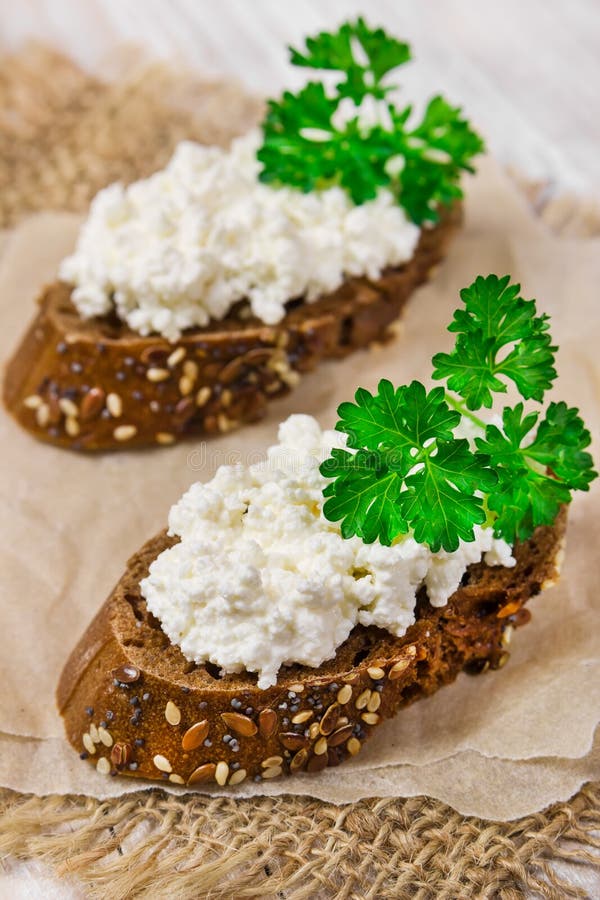 Two Sandwich from Rye Bread Stock Image Image of dairy, healthy 46845997