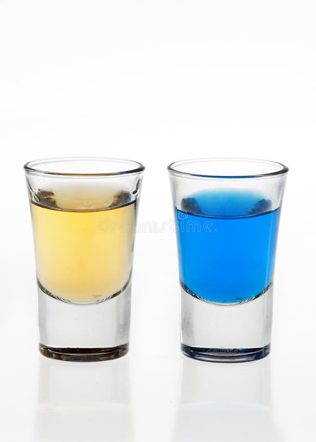 Two shot glasses stock image. Image of drop, relaxation 24705791