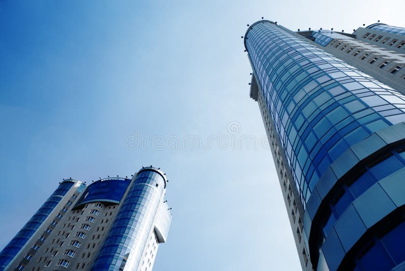 Two skyscrapers