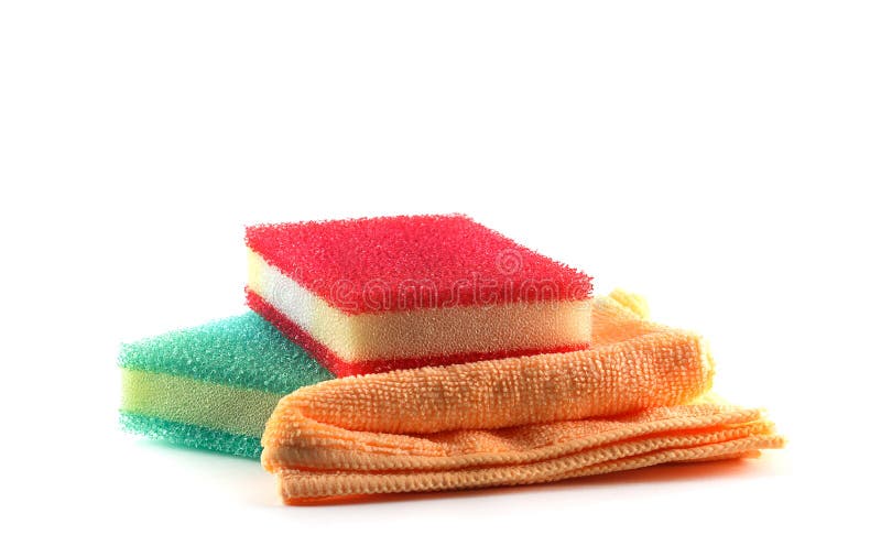 Two sponges for cleaning stock photo. Image of sponge 13366432