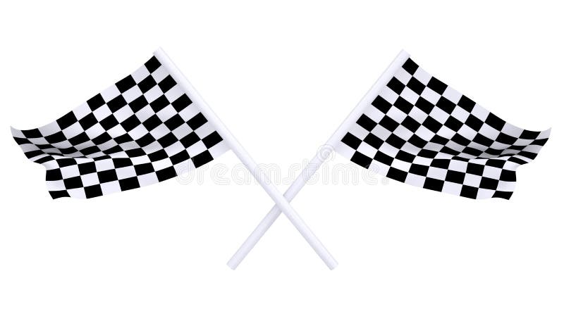 Flag Start Flag Finish For The Competition Streamers Of Start And Finish In  Flat Style Stock Illustration - Download Image Now - iStock