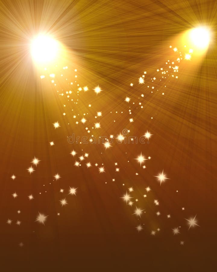 Two spotlights stock illustration. Illustration of monotone 13529006