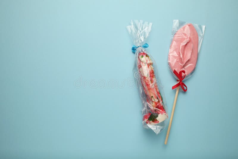 Two Sweet Candy in Form of Penis and Vagina