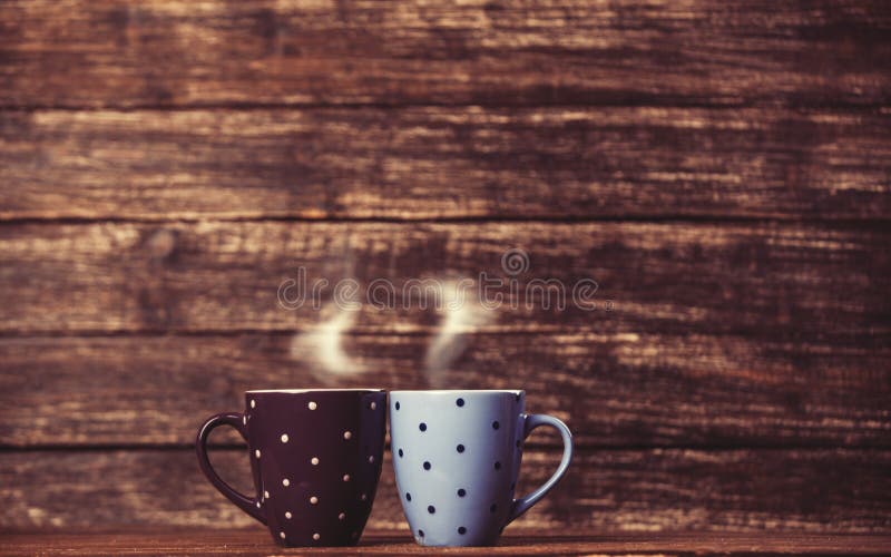 Two tea or coffee cup