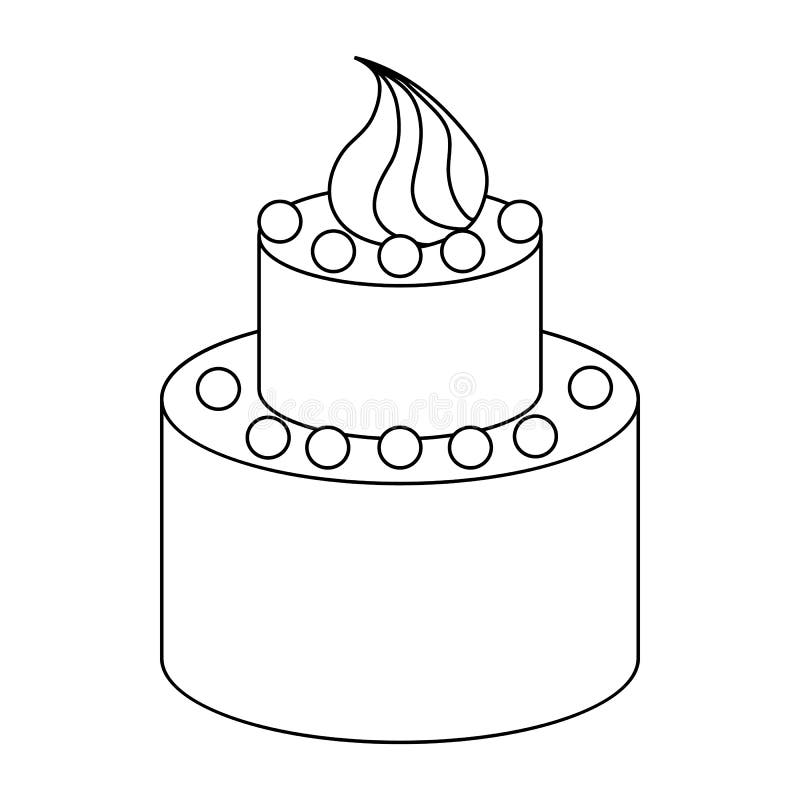 Cook with 2 tier tray stock illustration. Illustration of baker - 84549147
