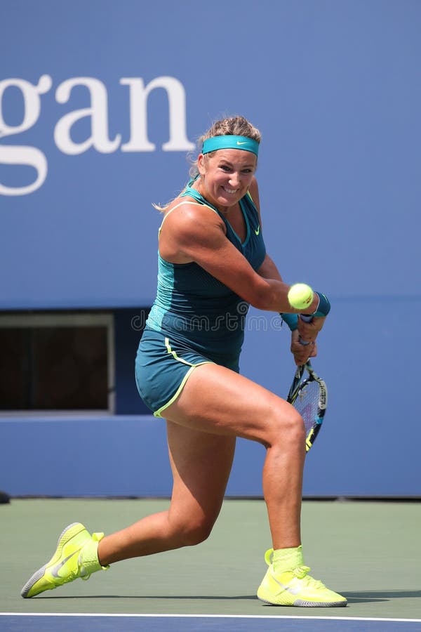 Two Times Grand Slam Champion Victoria Azarenka of Belarus in Action ...